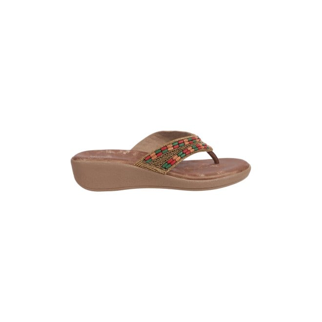 Mochi Women Antic-gold Casual Sandals (SKU: 32-864-28-36)