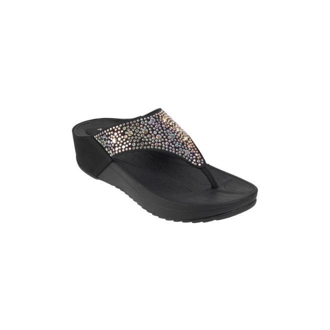 Mochi Women Black Casual Sandals (SKU: 32-865-11-37)