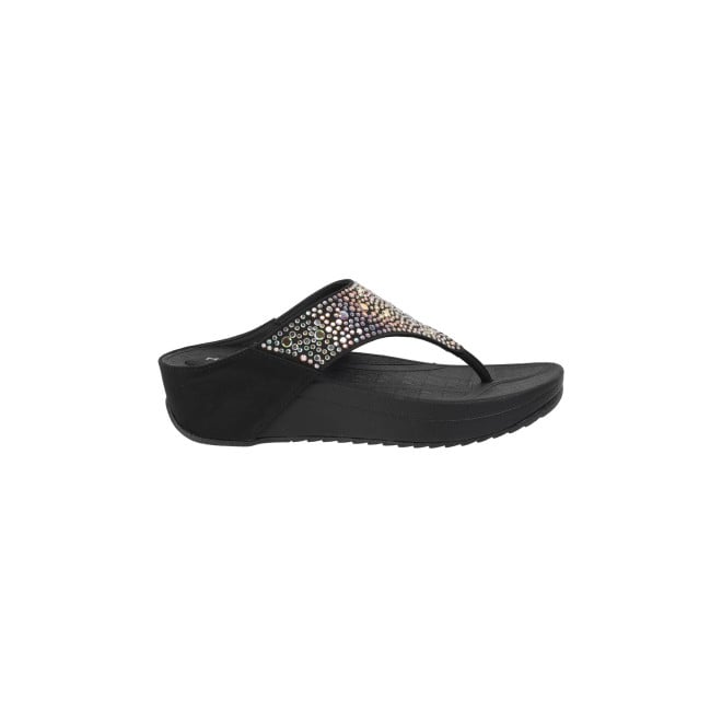 Mochi Women Black Casual Sandals (SKU: 32-865-11-37)