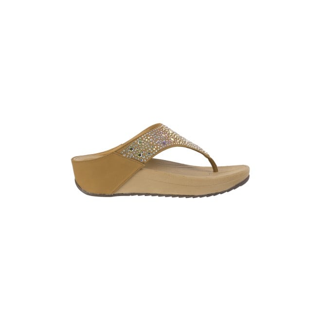 Mochi Women Antic-gold Casual Sandals (SKU: 32-865-28-36)