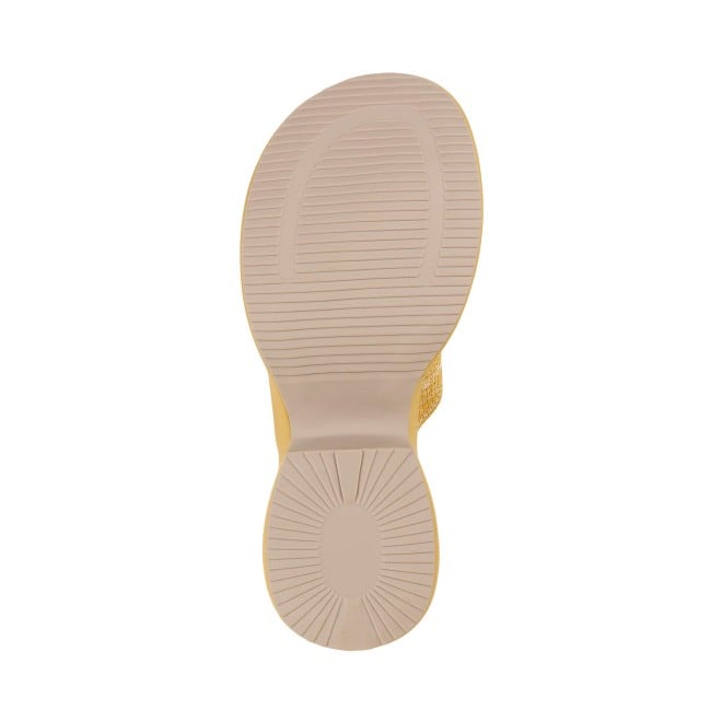 Mochi Women Yellow Casual Pumps (SKU: 32-871-33-36)