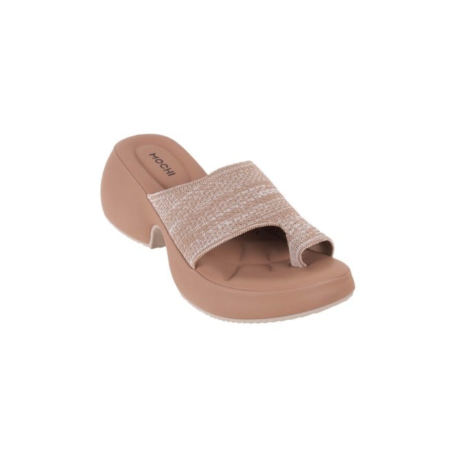 Mochi Women Khaki Casual Pumps (SKU: 32-871-62-40)