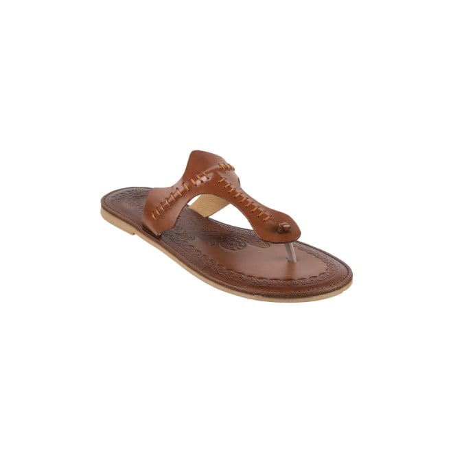 Mochi Women Tan Casual Sandals (SKU: 32-874-23-36)