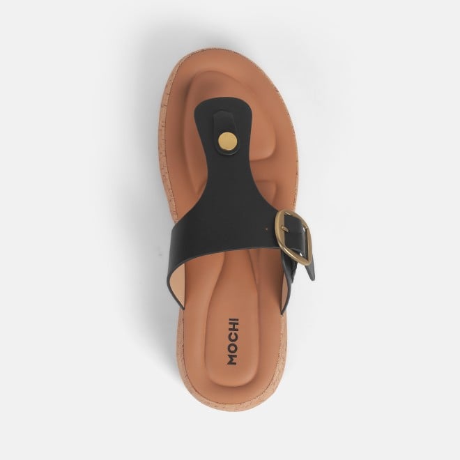 Mochi Women Black Casual Slippers (SKU: 32-879-11-36)
