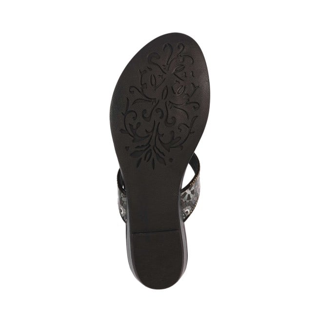 Mochi Women Black Casual Sandals (SKU: 32-886-11-36)