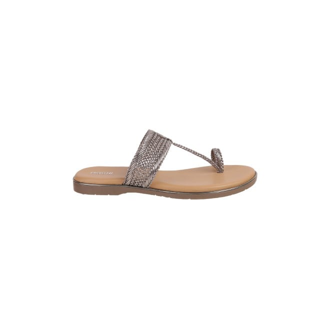 Mochi Women Gun-metal Casual Sandals (SKU: 32-889-29-36)