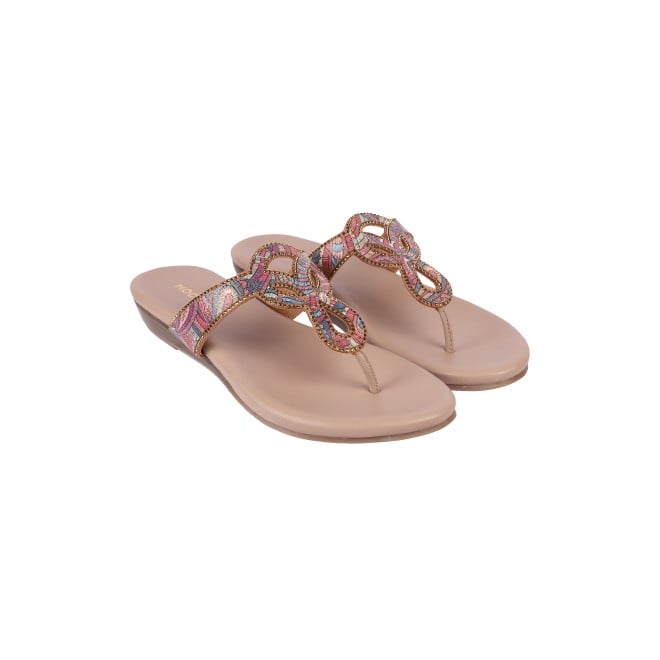 Mochi Women Peach Casual Sandals (SKU: 32-900886-80-37)