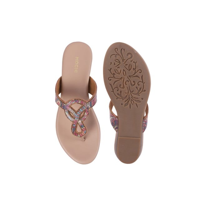 Mochi Women Peach Casual Sandals (SKU: 32-900886-80-37)