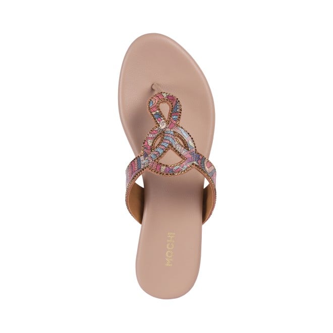 Mochi Women Peach Casual Sandals (SKU: 32-900886-80-37)