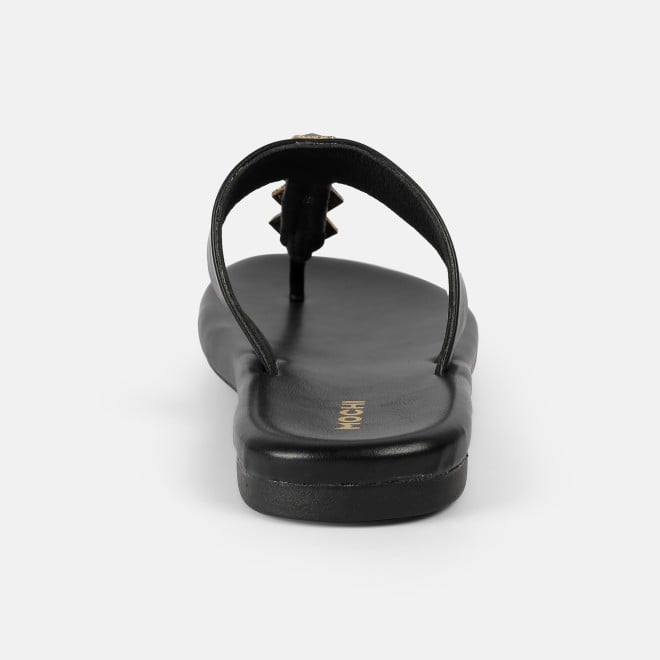 Mochi Women Black Ethnic Slippers (SKU: 32-901461-11-36)