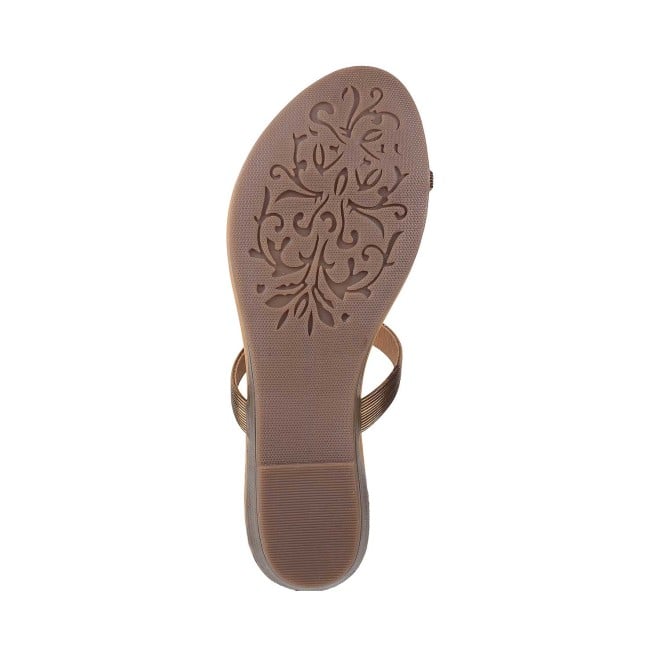Mochi Women Antic-gold Casual Slippers (SKU: 32-901649-28-37)