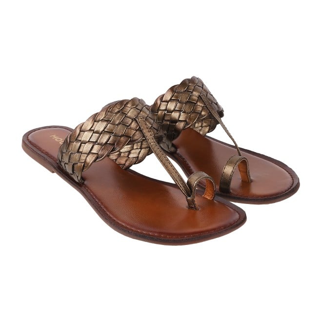 Mochi Women Antic-gold Casual Slip Ons (SKU: 32-901800-28-37)