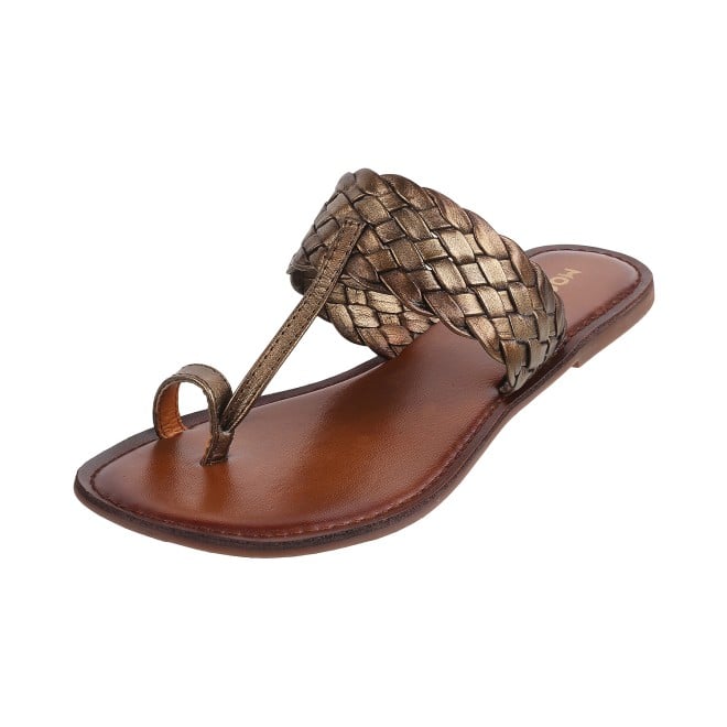 Mochi Women Antic-gold Casual Slip Ons (SKU: 32-901800-28-37)