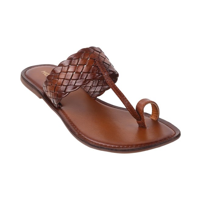 Mochi Women Tan Casual Slip Ons