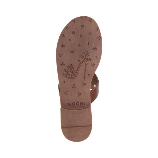 Mochi Women Tan Casual Sandals (SKU: 32-930-23-36)