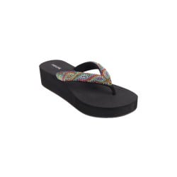 Women Black Casual Slippers