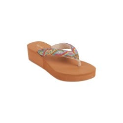 Women Beige Casual Slippers