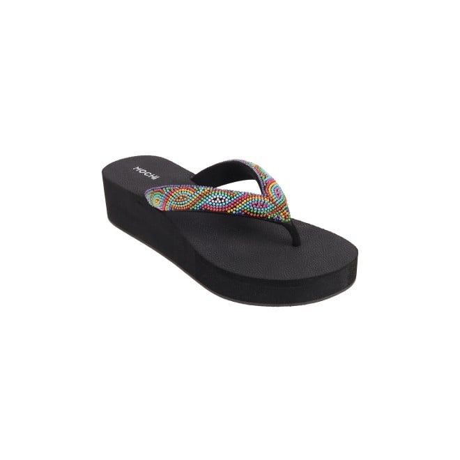 Mochi Women Black Casual Slippers (SKU: 32-936-11-36)