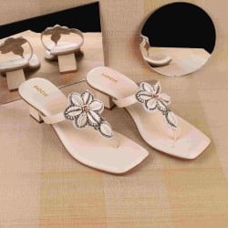 Women Beige Casual Slippers