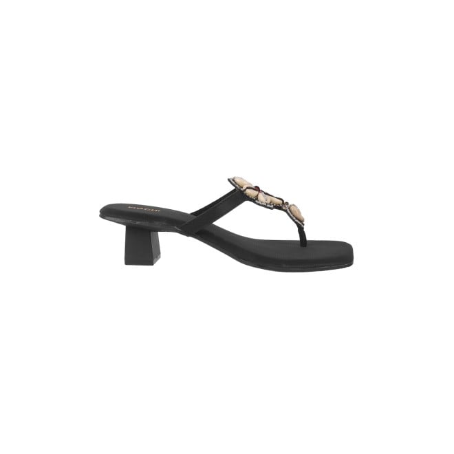 Mochi Women Black Casual Slippers (SKU: 32-951-11-37)