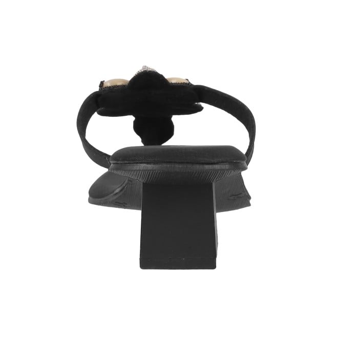 Mochi Women Black Casual Slippers (SKU: 32-951-11-37)