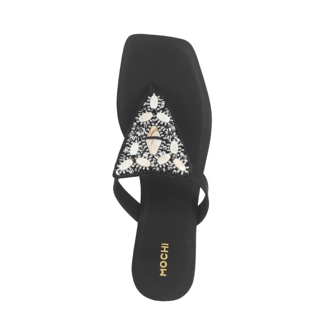 Mochi Women Black Casual Slippers (SKU: 32-952-11-36)