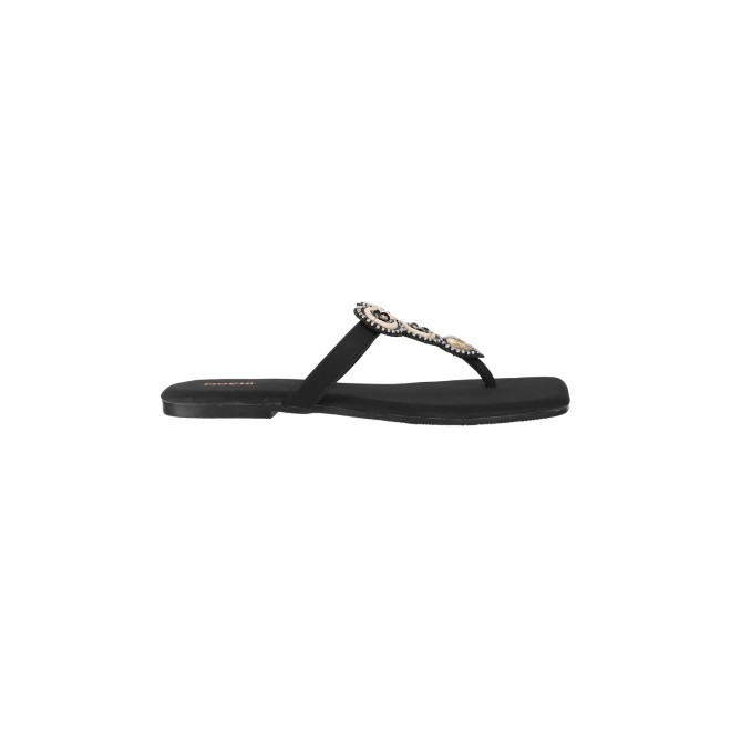 Mochi Women Black Casual Slippers (SKU: 32-954-11-37)