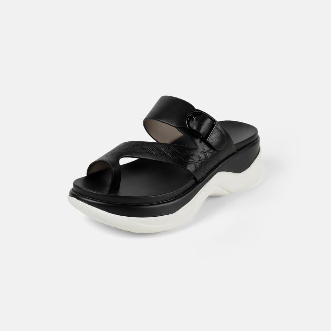 Mochi Women Black Casual Slip Ons (SKU: 32-9662-11-36)