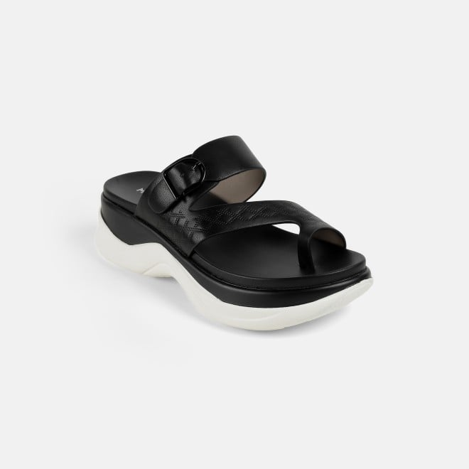 Mochi Women Black Casual Slip Ons (SKU: 32-9662-11-36)