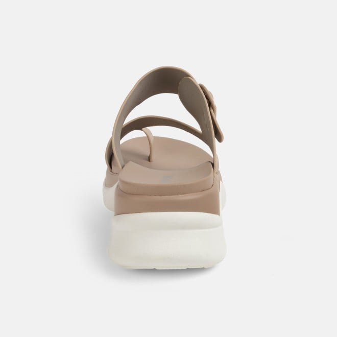 Mochi Women Tan Casual Slip Ons (SKU: 32-9662-23-36)