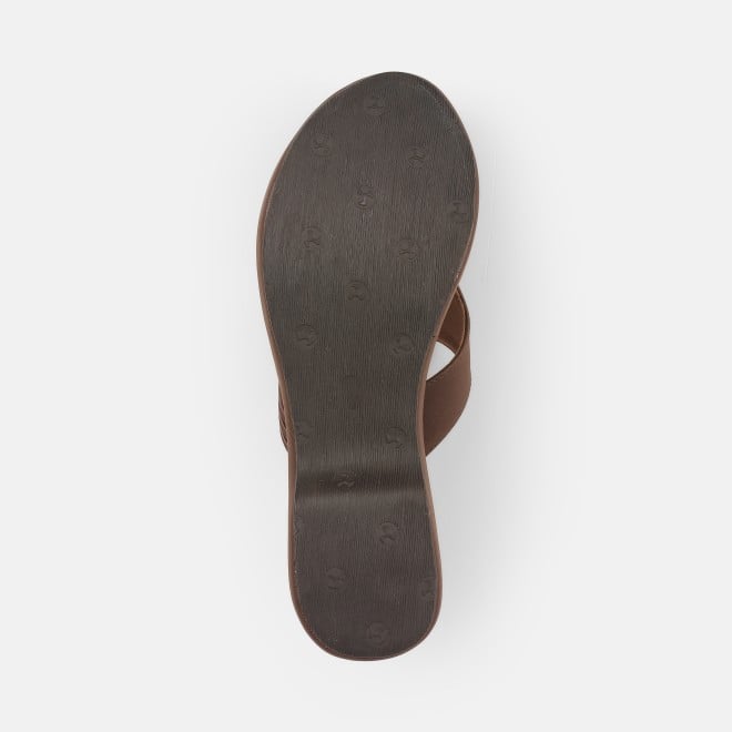 Mochi Women Brown Casual Slip Ons (SKU: 32-984-12-35)