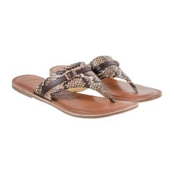 Women Brown Casual Slippers