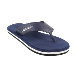 Activ Navy-Blue Casual Slippers for Men