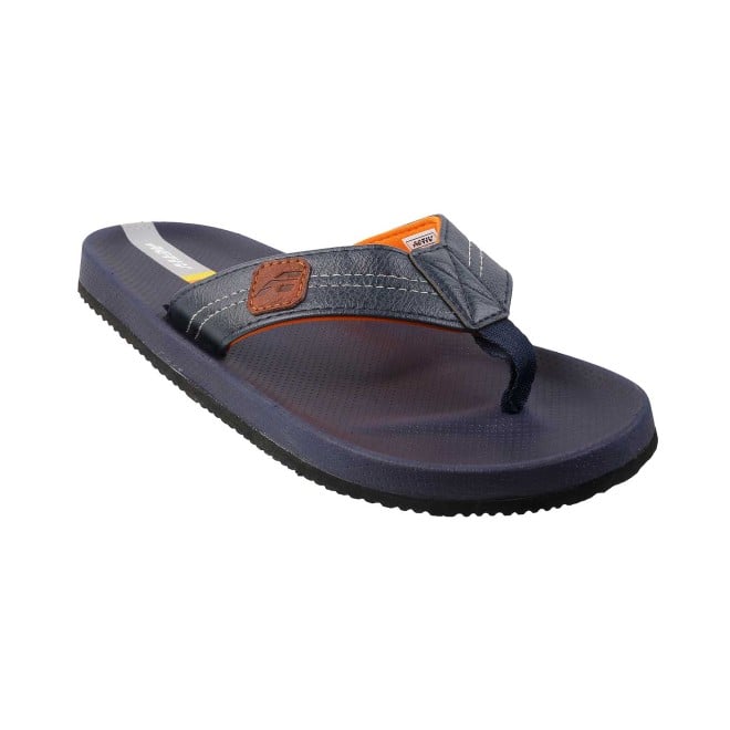 Activ Men Navy-Blue Casual Slippers