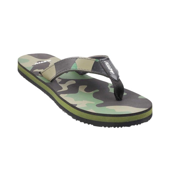 Activ Men Green Casual Slippers