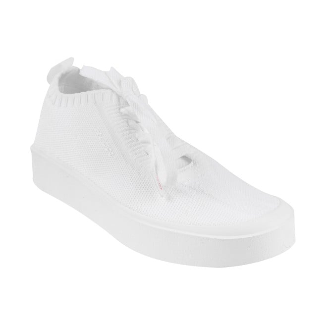 Buy Mochi Mens White Sneakers Mochi White Solid Lace Ups For Men Online