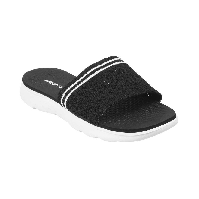 Activ Women Black Casual Slippers
