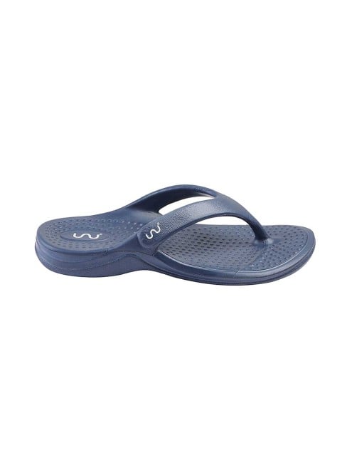 Doubleu Men Blue Casual Flip Flops (SKU: 329-12003-45-40)