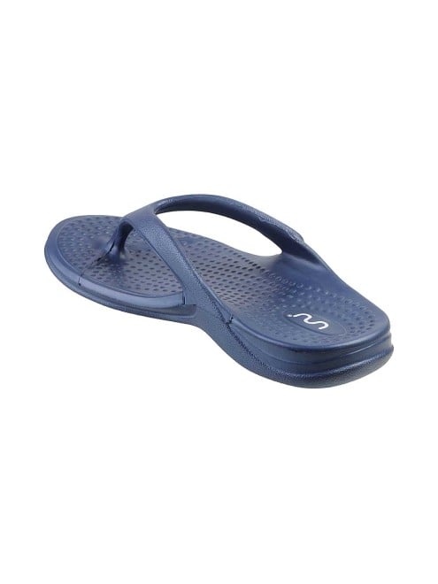Doubleu Men Blue Casual Flip Flops (SKU: 329-12003-45-40)