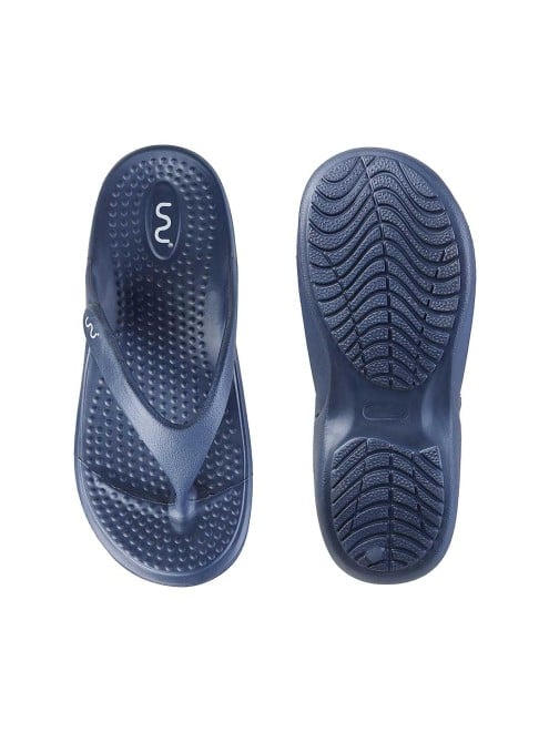 Doubleu Men Blue Casual Flip Flops (SKU: 329-12003-45-40)