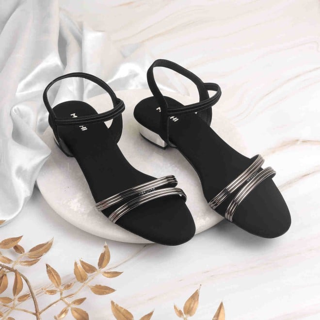 Mochi Women Black Casual Sandals (SKU: 33-1001-11-36)