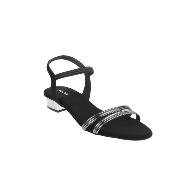 Mochi Women Black Casual Sandals (SKU: 33-1001-11-36)