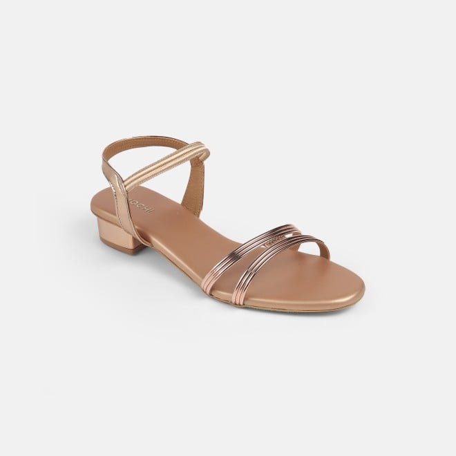 Mochi Women Rose-gold Casual Sandals (SKU: 33-1001-52-36)