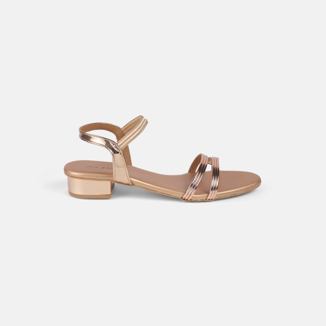 Mochi Women Rose-gold Casual Sandals (SKU: 33-1001-52-36)