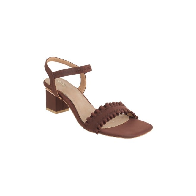 Mochi Women Brown Casual Sandals (SKU: 33-1006-12-36)