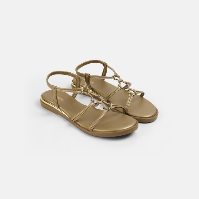 Mochi Women Beige Casual Sandals (SKU: 33-1009-20-36)