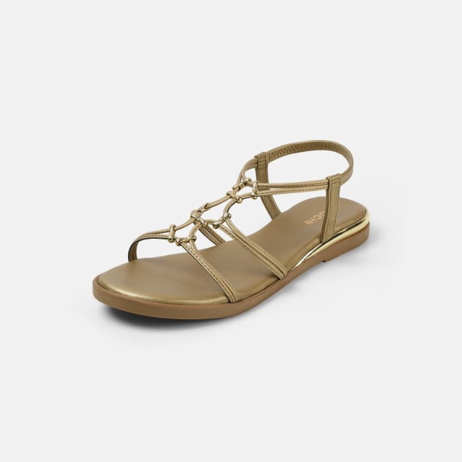 Mochi Women Beige Casual Sandals (SKU: 33-1009-20-36)