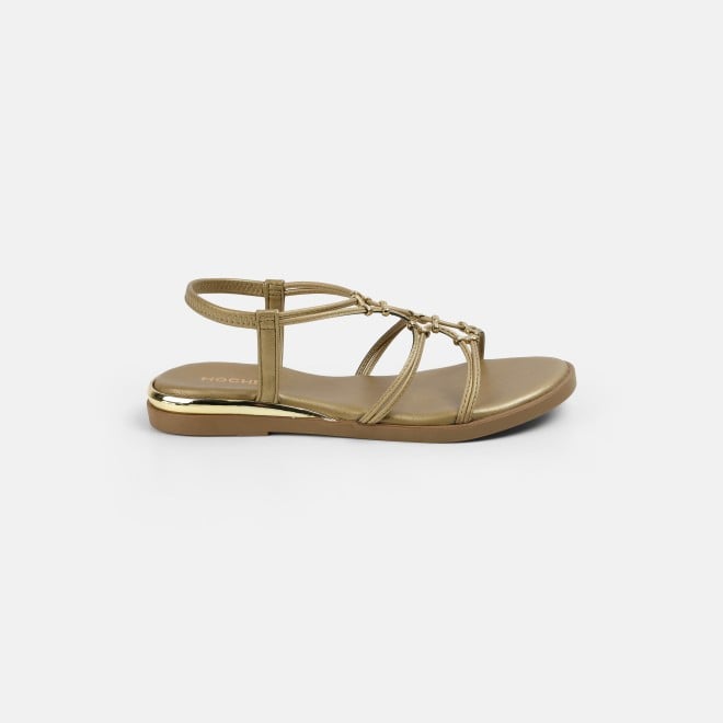 Mochi Women Beige Casual Sandals (SKU: 33-1009-20-36)