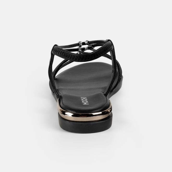 Mochi Women Black Casual Sandals (SKU: 33-1009-11-36)