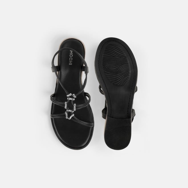 Mochi Women Black Casual Sandals (SKU: 33-1009-11-36)